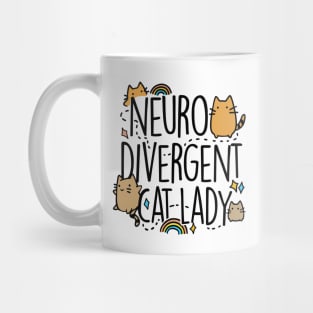 Neurodivergent Cat Lady Mug